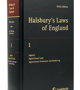 Halsbury's Laws of England 5th edition