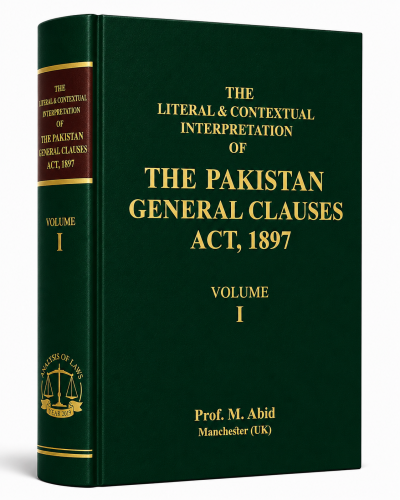 THE PAKISTAN GENERAL CLAUSES ACT V1
