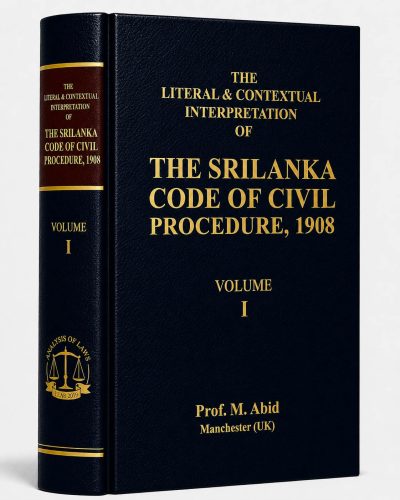 SRILANKA CODE OF CIVIL PROCEDURE V1