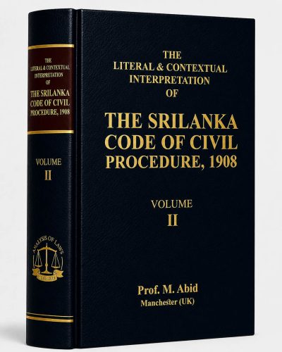 SRILANKA CODE OF CIVIL PROCEDURE V2
