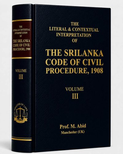 SRILANKA CODE OF CIVIL PROCEDURE V3